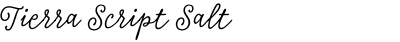 Tierra Script Salt